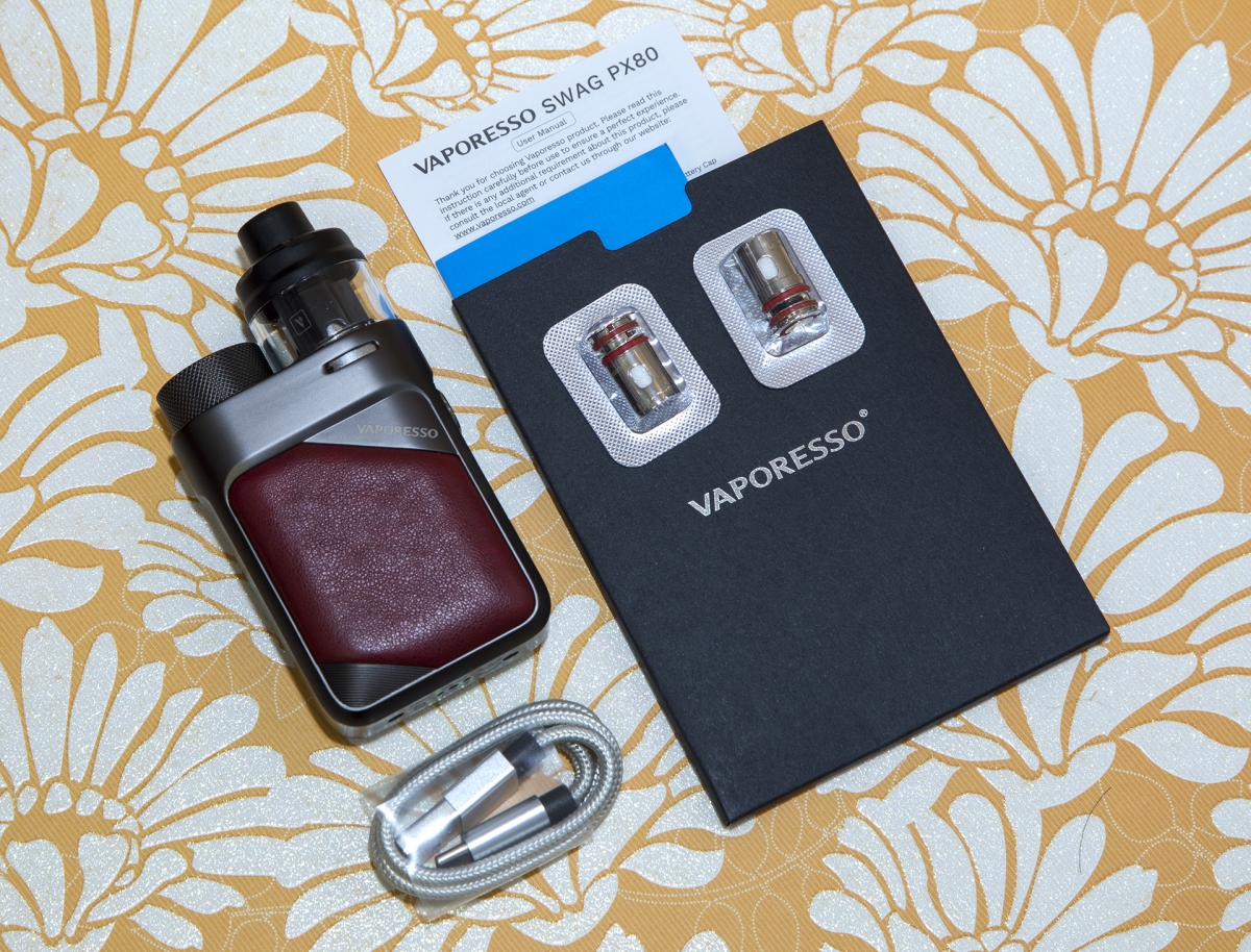 Vaporesso Swag PX80 unboxed